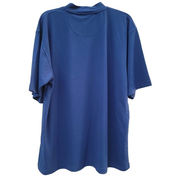 Crable Sportswear Men Medium Blue Short Sleeve Shirt NWT - Picture 7 of 7